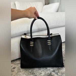 Big Leather Black Sholder Bag